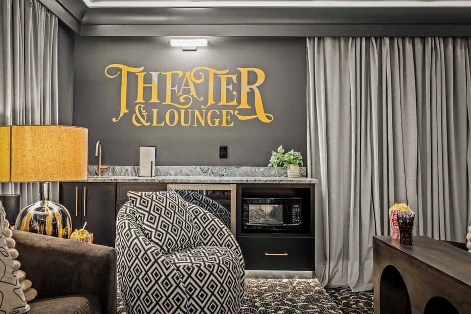 Theater lounge for your families to enjoy a movie night bonding.