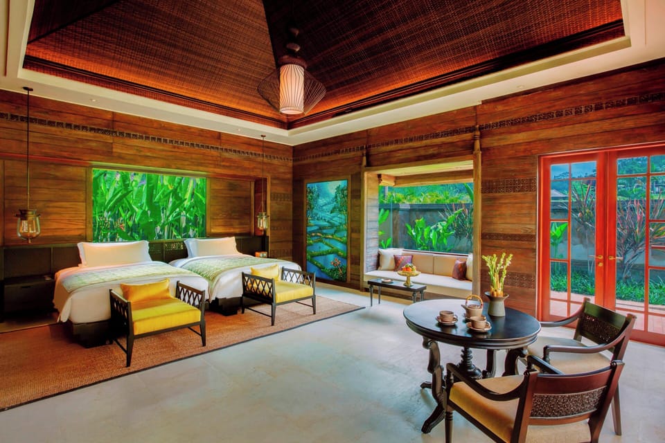 Villa, 3 Bedrooms, River View (Mandapa 3 Bedroom Villa) | Frette Italian sheets, premium bedding, down comforters, pillowtop beds