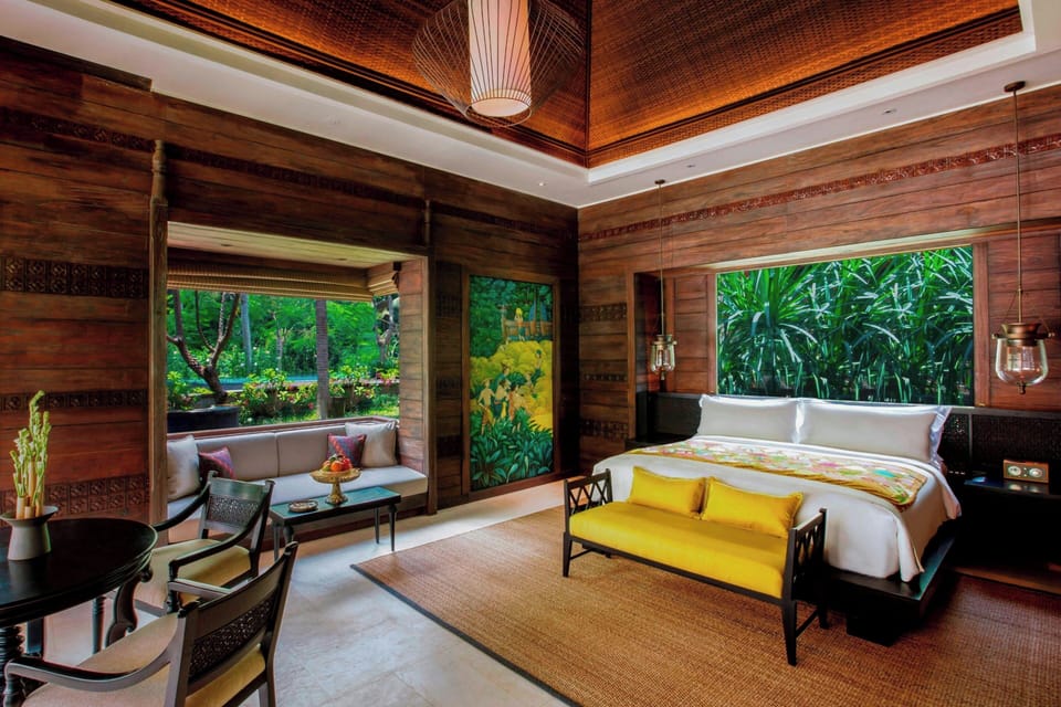 Villa, 3 Bedrooms, River View (Mandapa 3 Bedroom Villa) | Frette Italian sheets, premium bedding, down comforters, pillowtop beds
