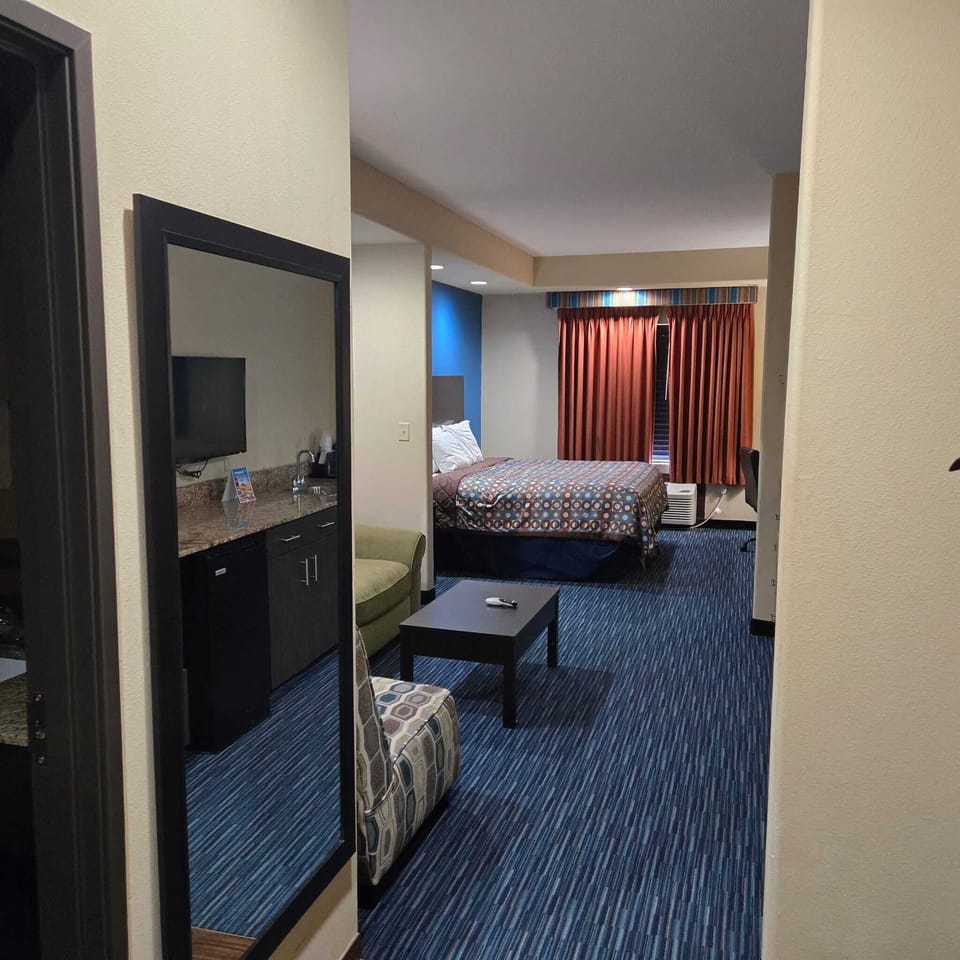 Basic Suite, 1 King Bed, Non Smoking | 1 bedroom, premium bedding, desk, iron/ironing board