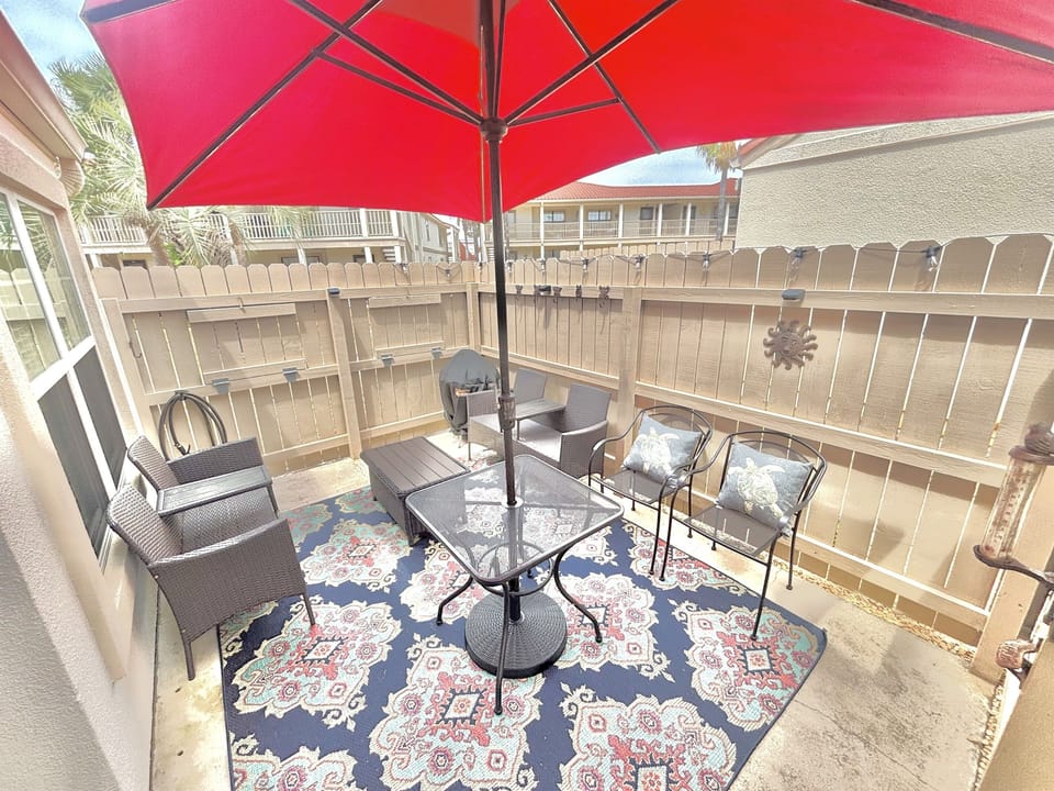 Private patio space