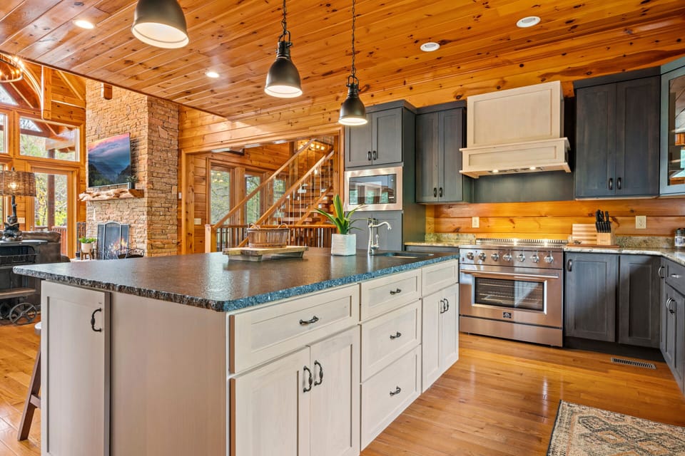 The amount of counter space makes preparing and serving meals a breeze!