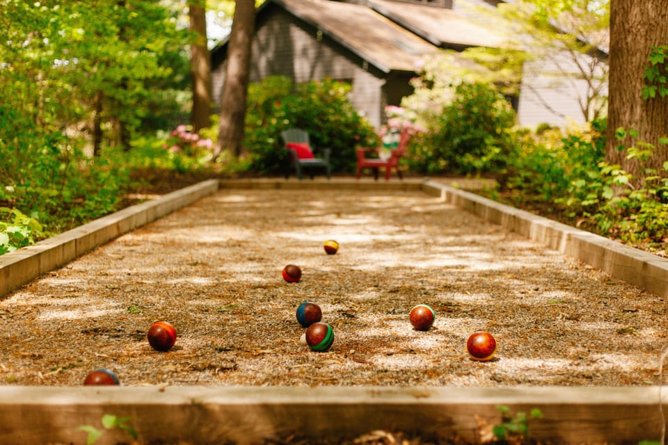 Connect with friends and family by playing a fun game of Bocce Ball