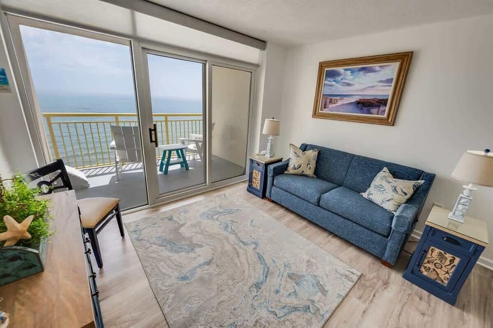 Large Living Area with Amazing Views of the Ocean, Beautifully Decorated