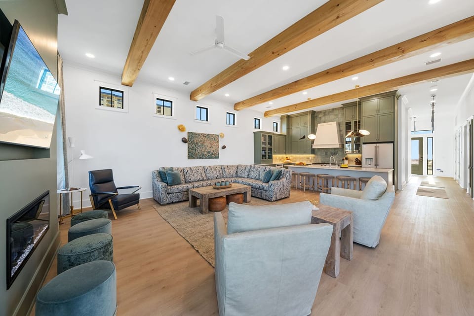 living and kitchen