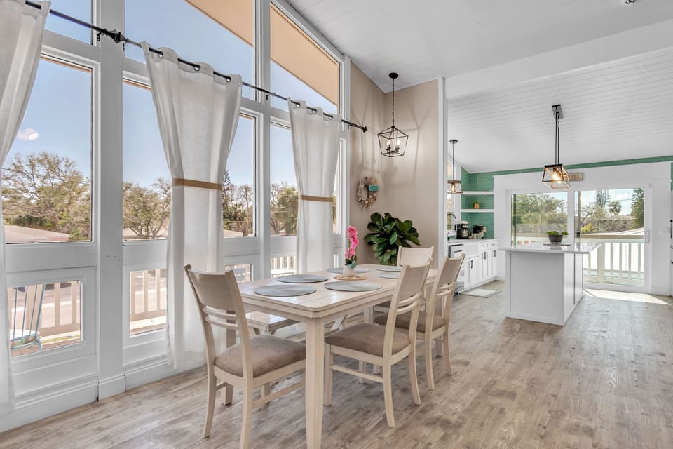 Dining Table with Bench Seating