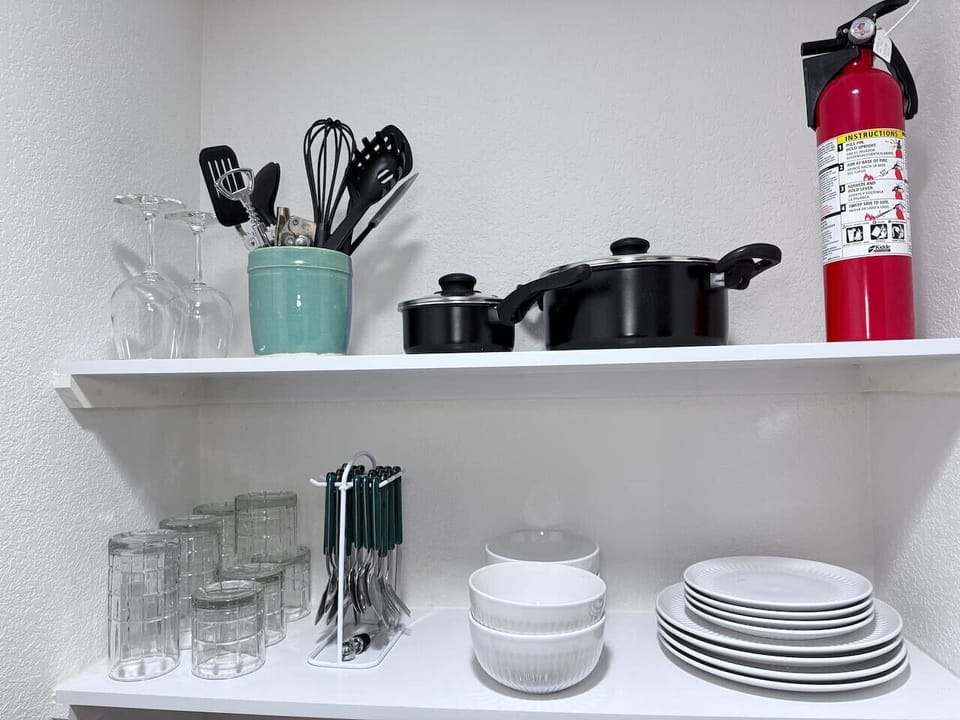 Well-equipped Kitchenette, perfect for home-cooked meals