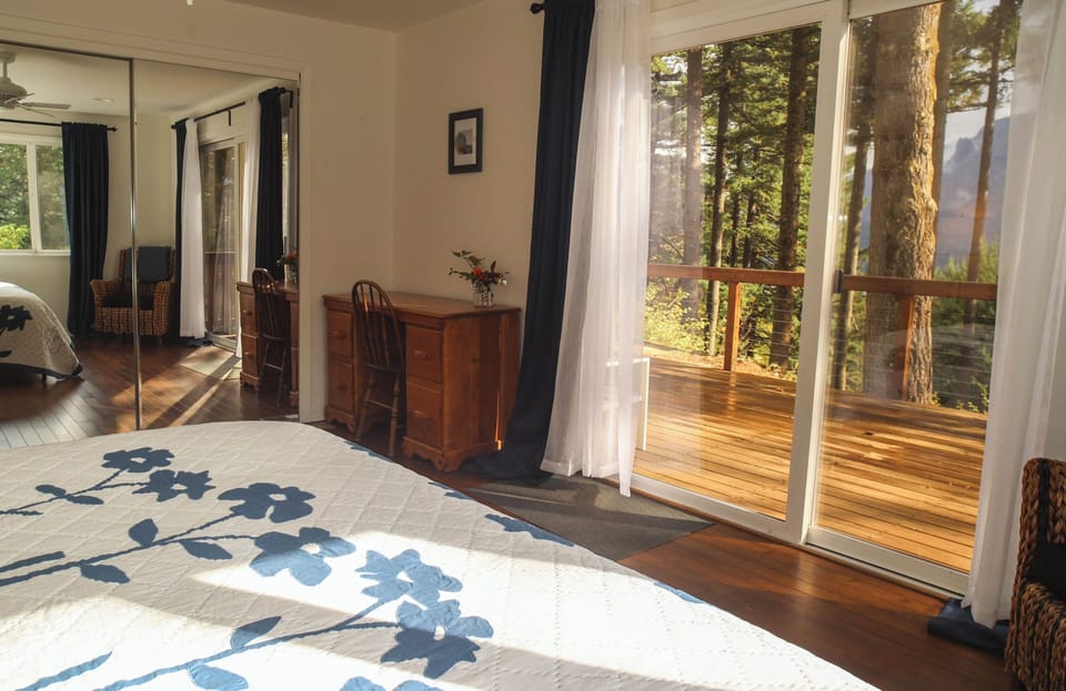 Deck access from Primary Bedroom