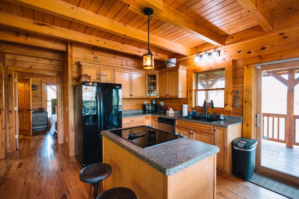 The kitchen is equipped with everything you need to whip up that amazing meal you planned