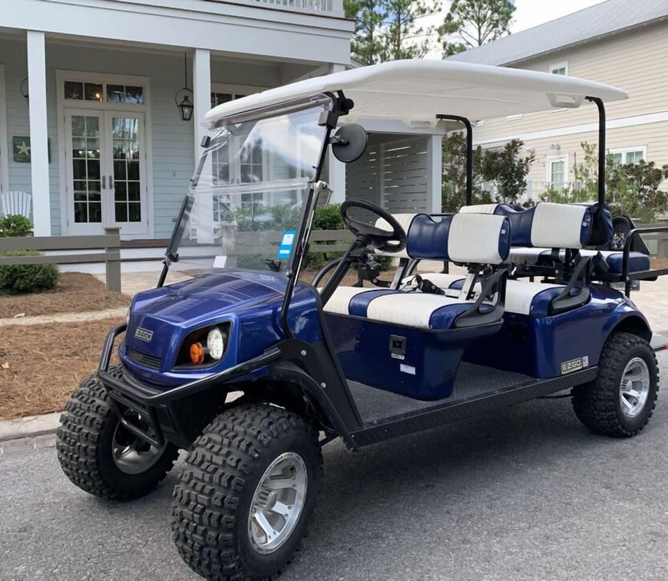 6-Seater Golf Cart Included