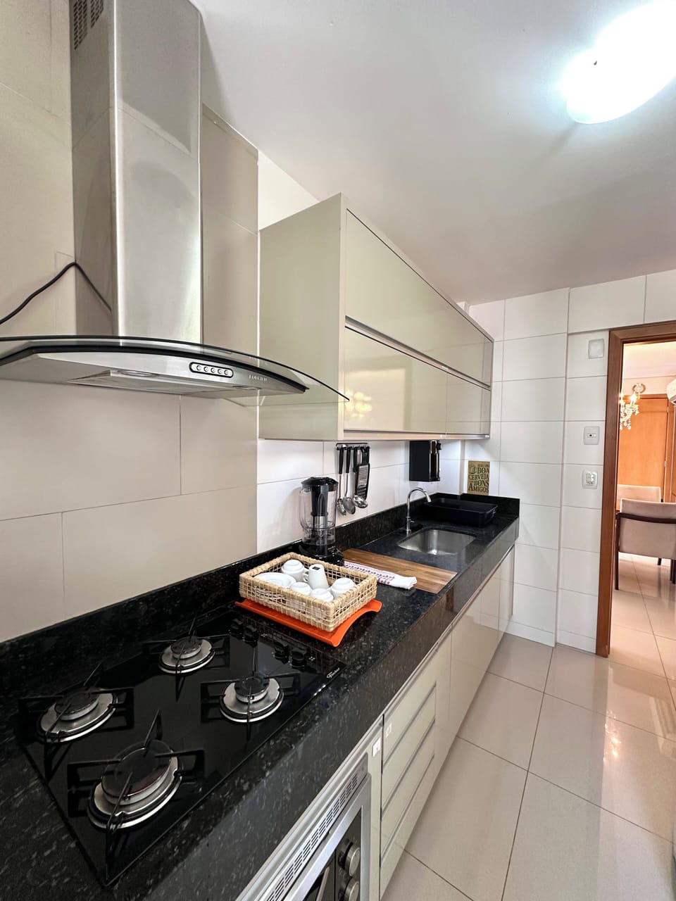 Deluxe Apartment, City View | Private kitchen