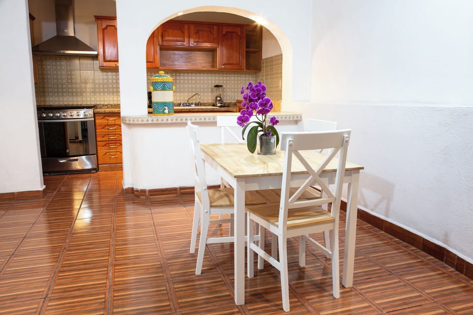 Fridge, oven, blender, cookware/dishes/utensils