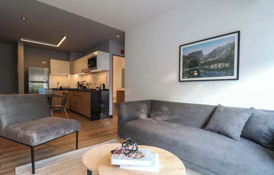 Cozy and modern living room
