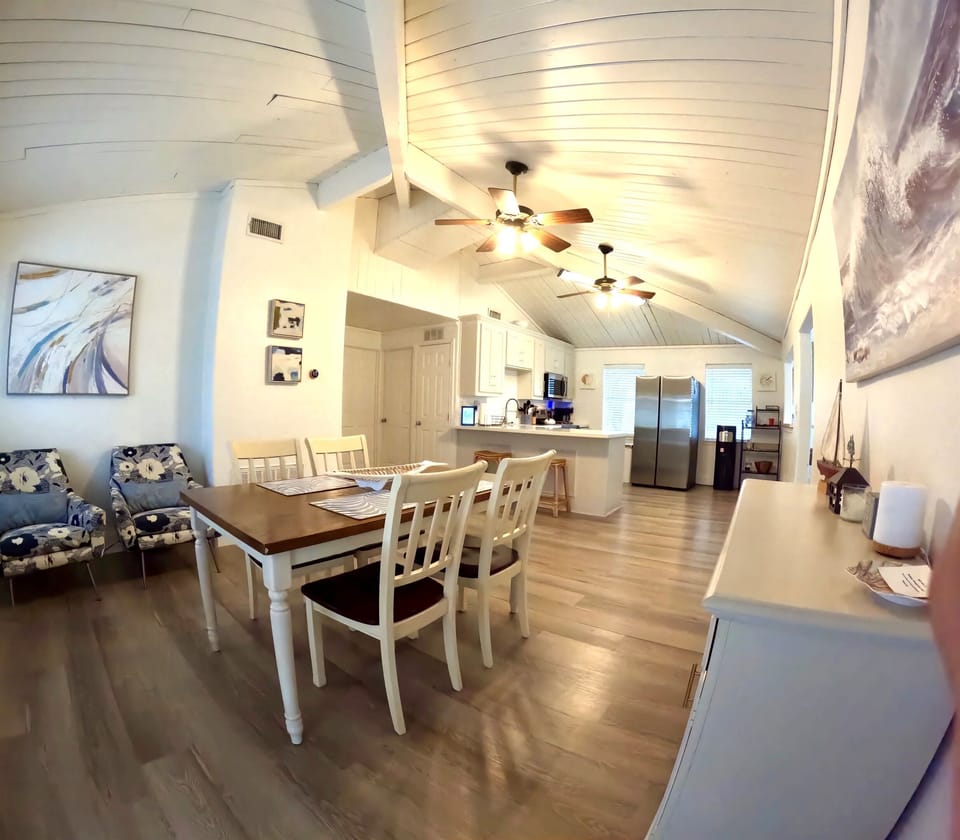 Dinning open to living room and kitchen