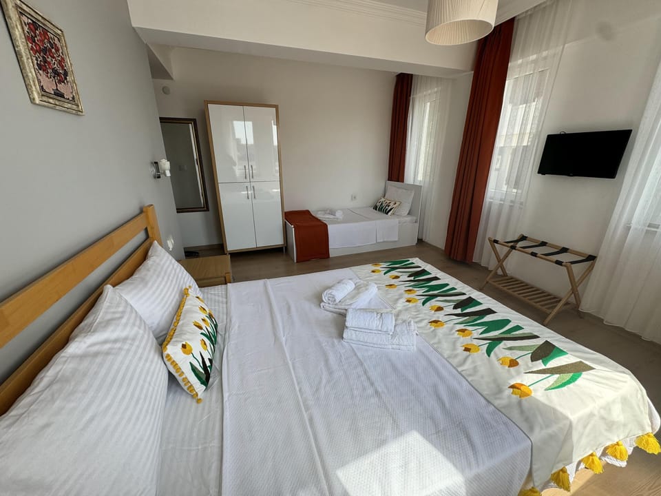 Standard Triple Room, Sea View | Minibar, free WiFi