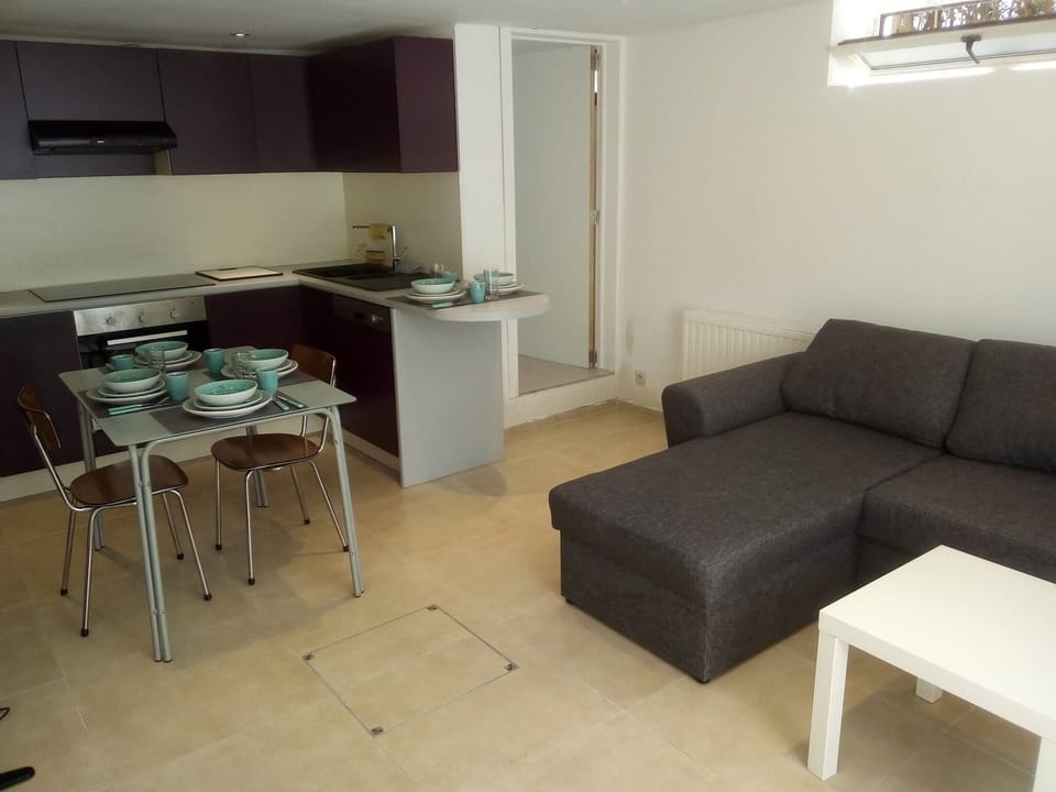 Apartment, 1 Bedroom, Fireplace | Living room | Books