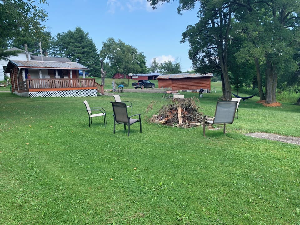 FIRE PIT-ENJOY A WARM FIRE WHILE ROASTING MARSHMALLOWS