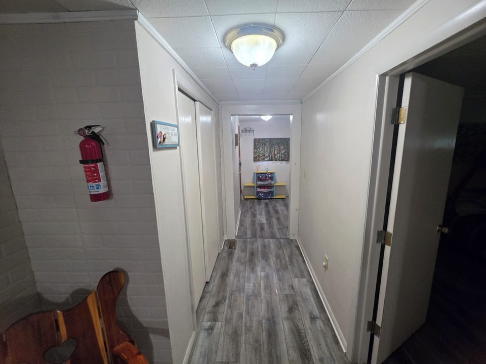 Hallway looking toward the front door.