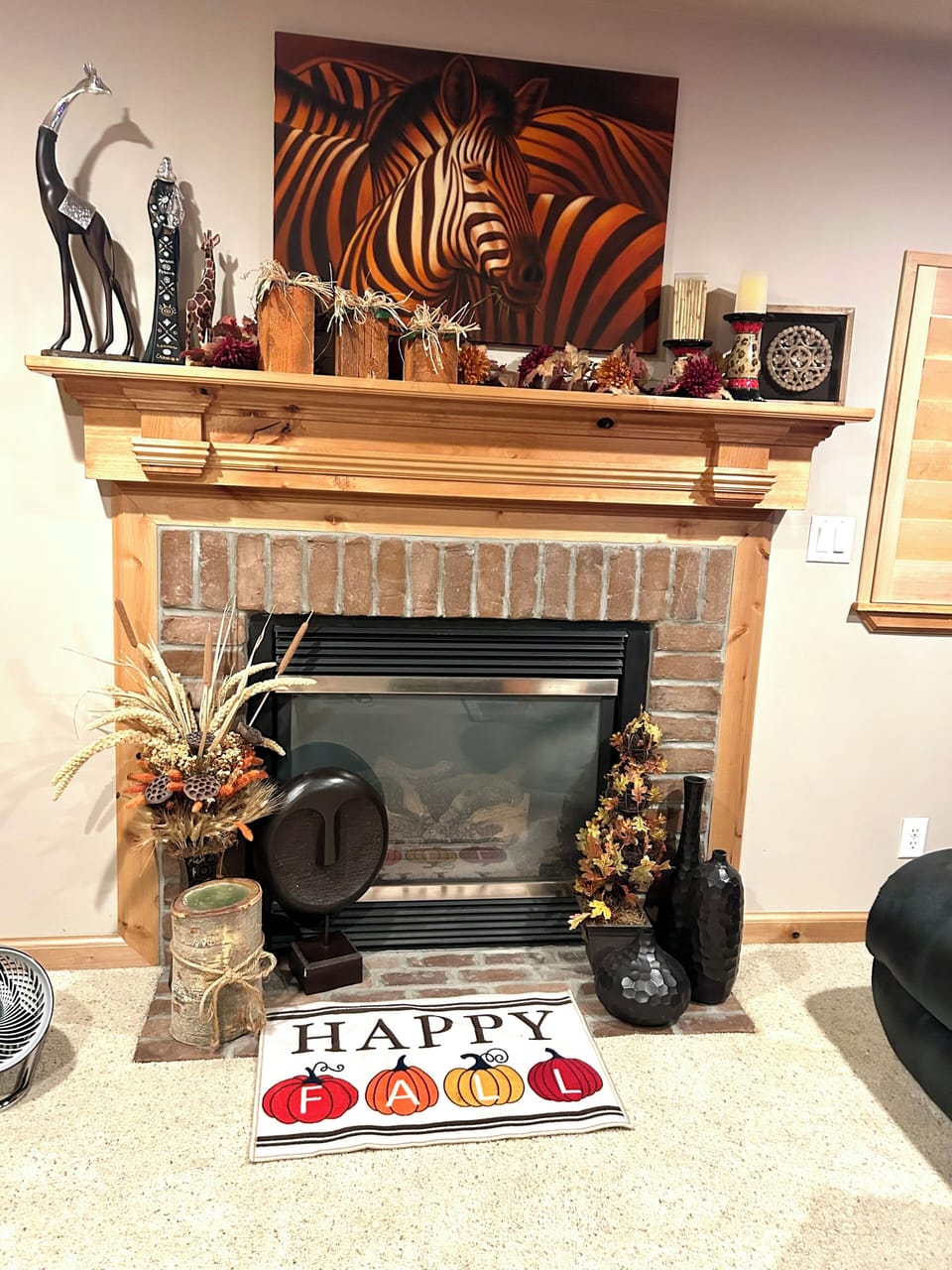 Fireplace but not working right now
