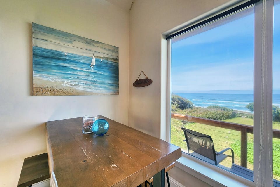 Dining with a view.