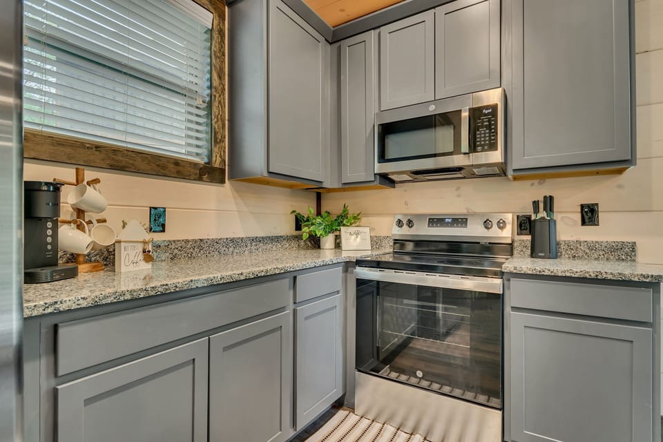 Fully equipped kitchen for home-cooked delights