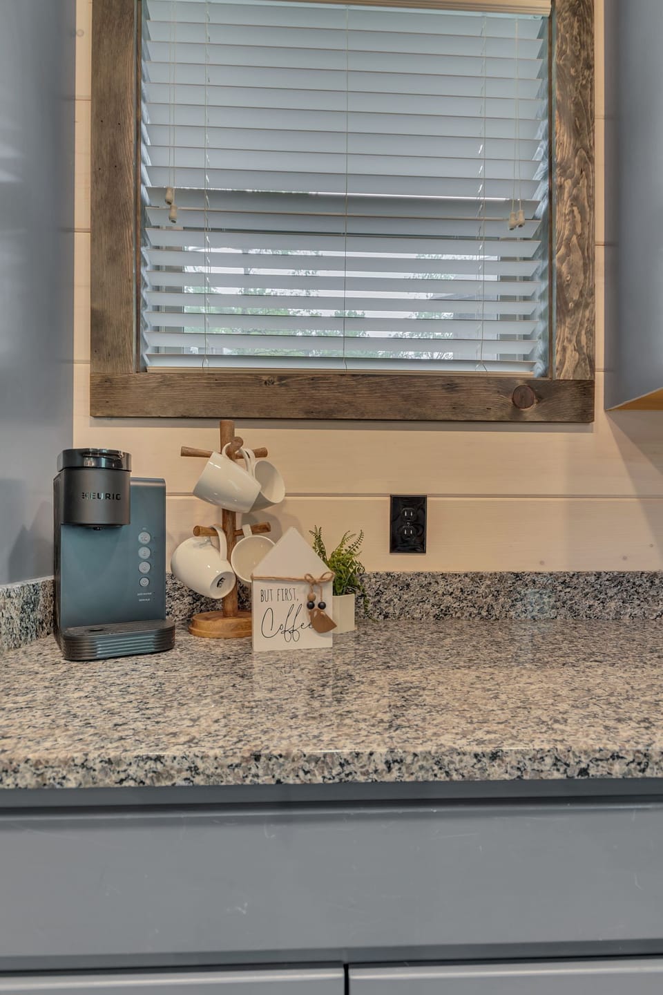 Cozy coffee station for your morning brew