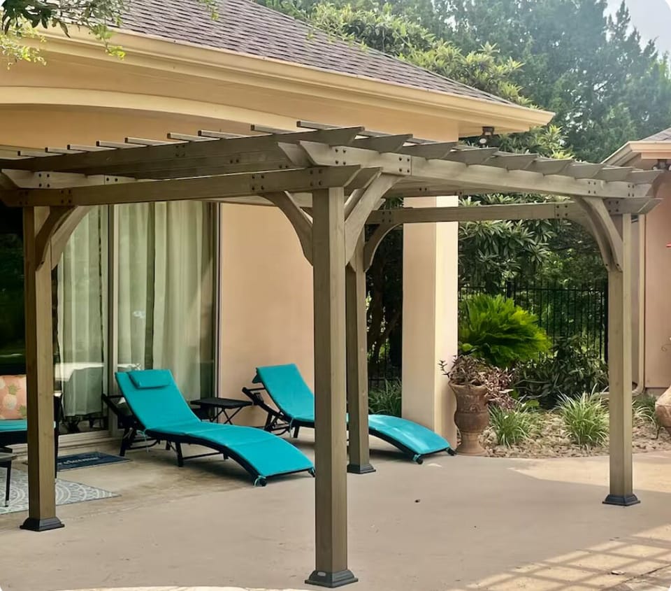 Patio space for a relaxing evening