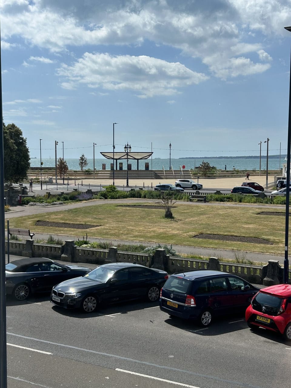 Sea views from the lounge