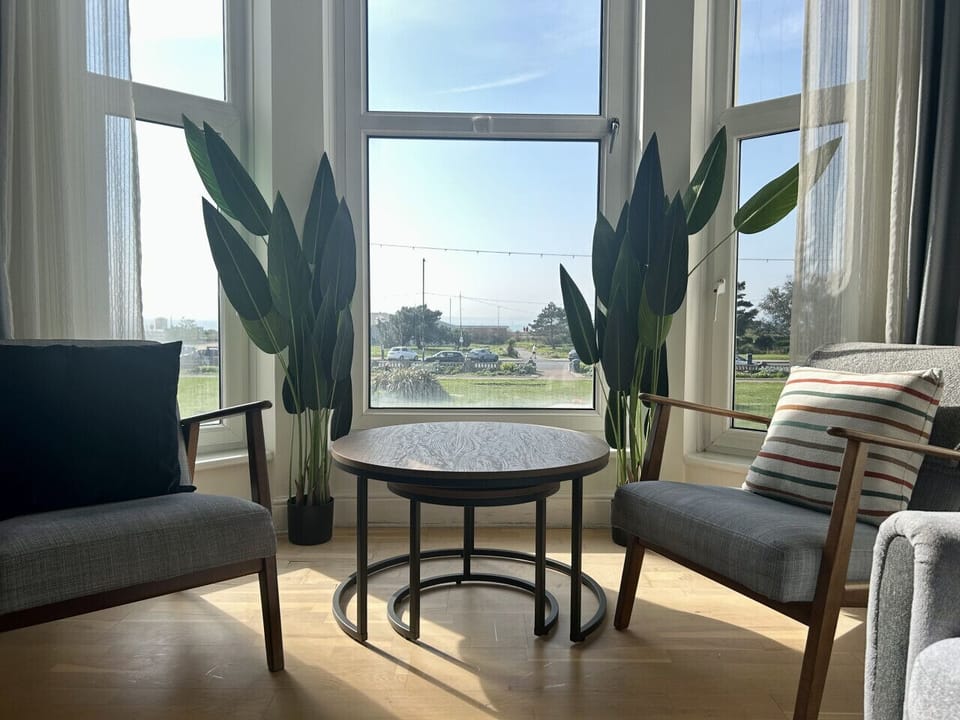 Sea views from the lounge