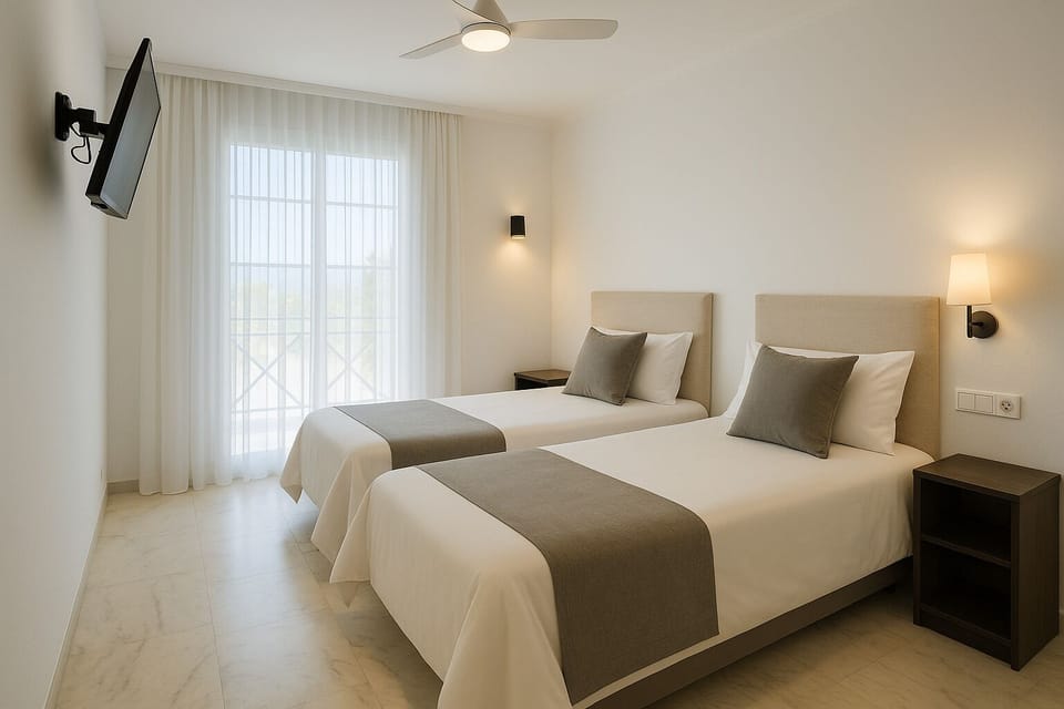 Standard Double or Twin Room, Mountain View | Down comforters, in-room safe, desk, laptop workspace
