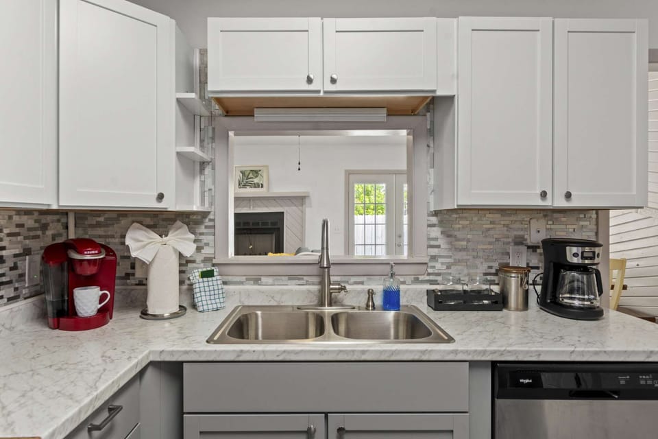 A fully stocked kitchen with state of the art appliances