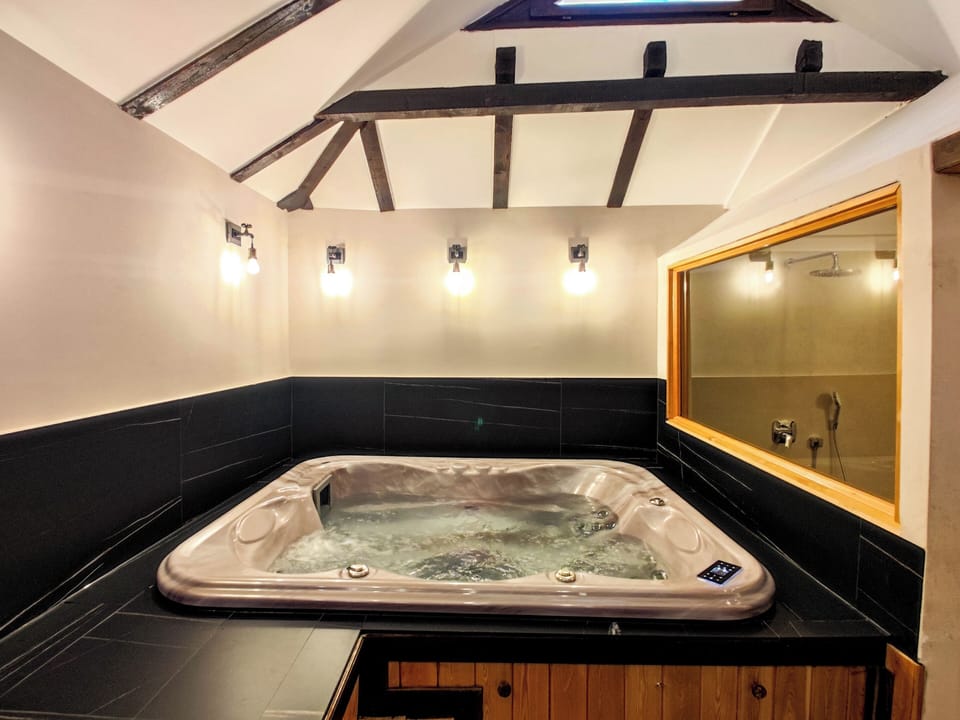 Deluxe Double Suite with Jacuzzi and Sauna | Premium bedding, minibar, in-room safe, individually decorated