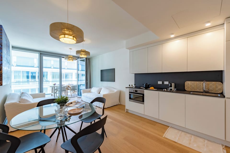 Standard Apartment, 1 Bedroom, Microwave, Sea Facing (Sea View Apartment Genova Waterfront) | Interior