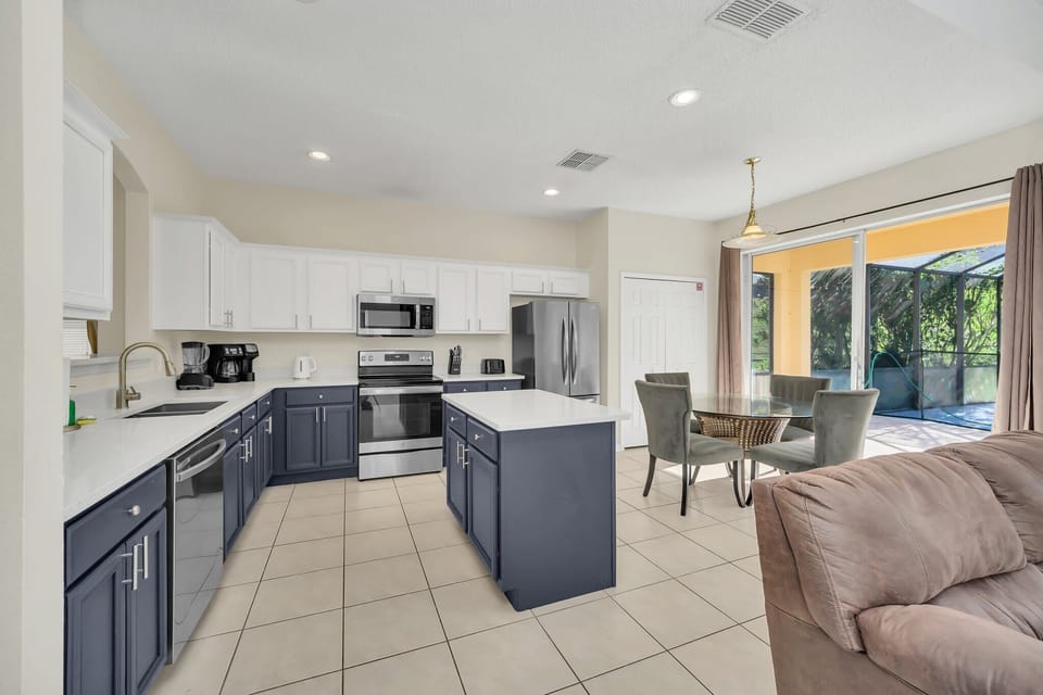 Sleek Kitchen with Ample Counter Space