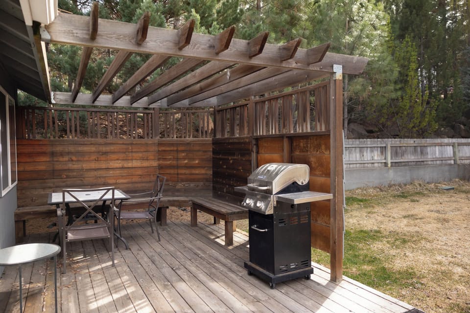 Lounge the day away or dine alfresco on the back deck