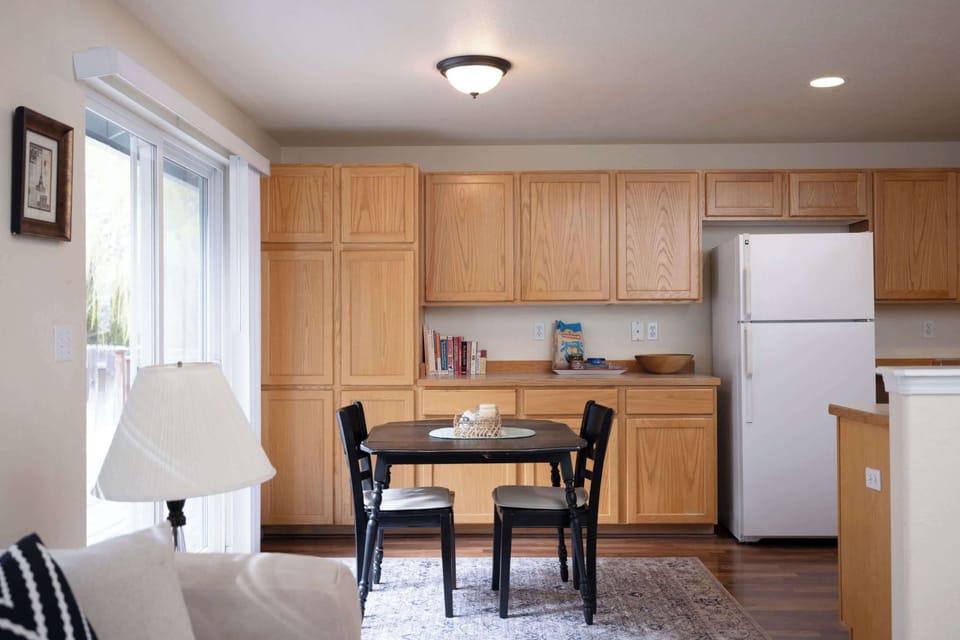 Enjoy quick bites or a round of cards at the kitchen table