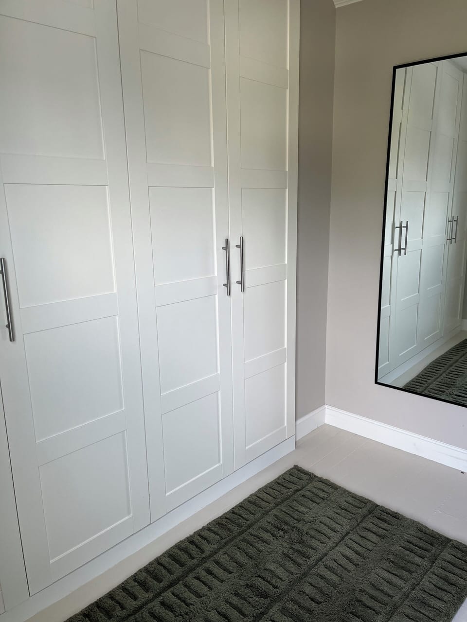 Master bedroom closets