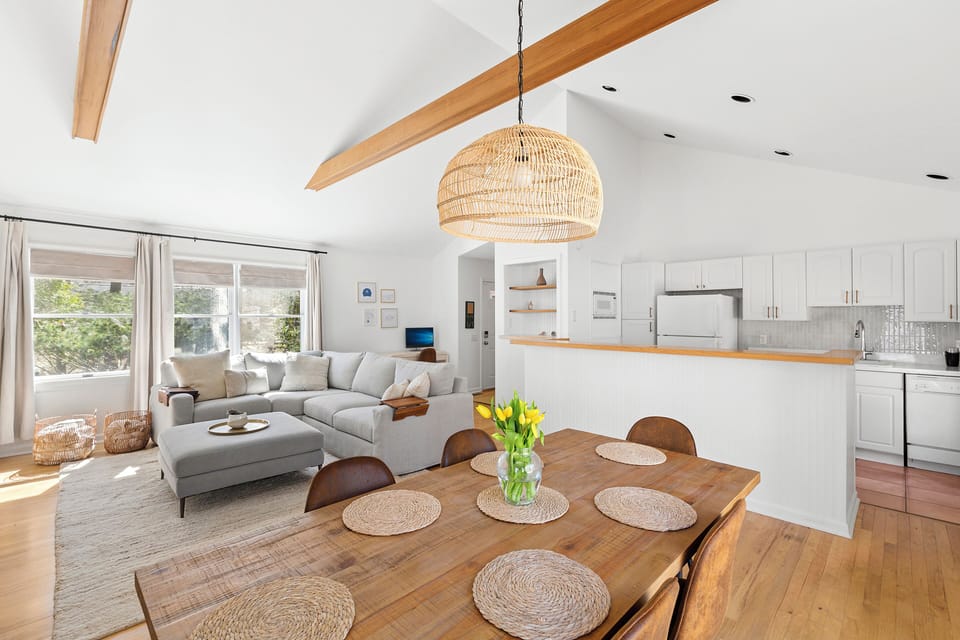 Dining and kitchen area