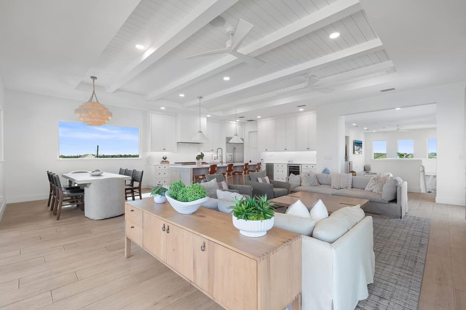 House, Multiple Beds (Sea View Play) | Living area | TV