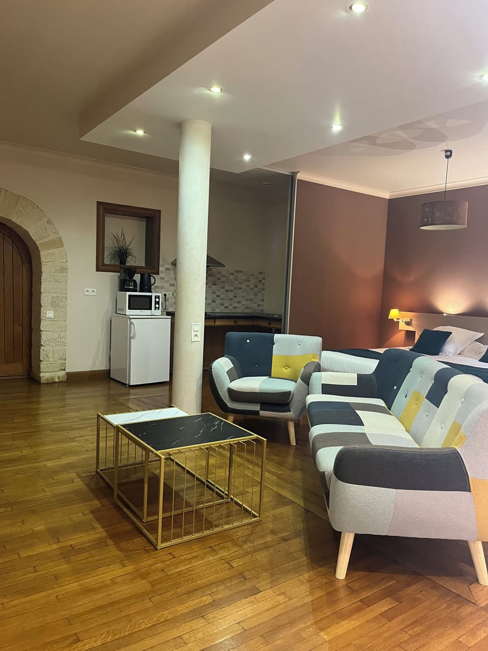 Duplex, 2 Bedrooms, Accessible | Private kitchen | Mini-fridge, electric kettle