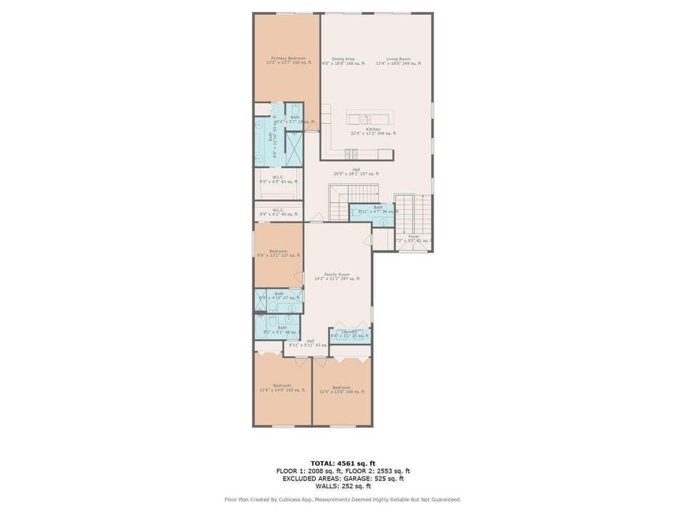 House, Multiple Beds (Ocean Dream) | Floor plan