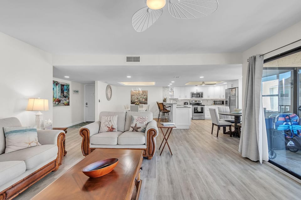 Condo, Multiple Beds (Sea Club #46 - Coastal Gem) | Living area | TV