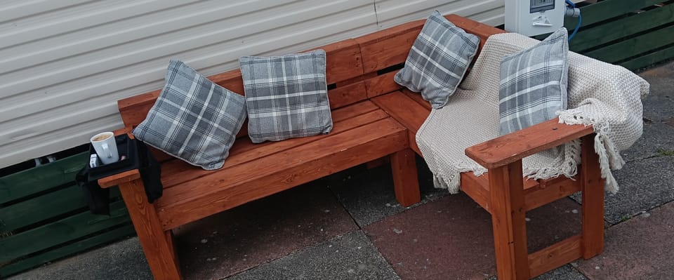 outdoor seating area