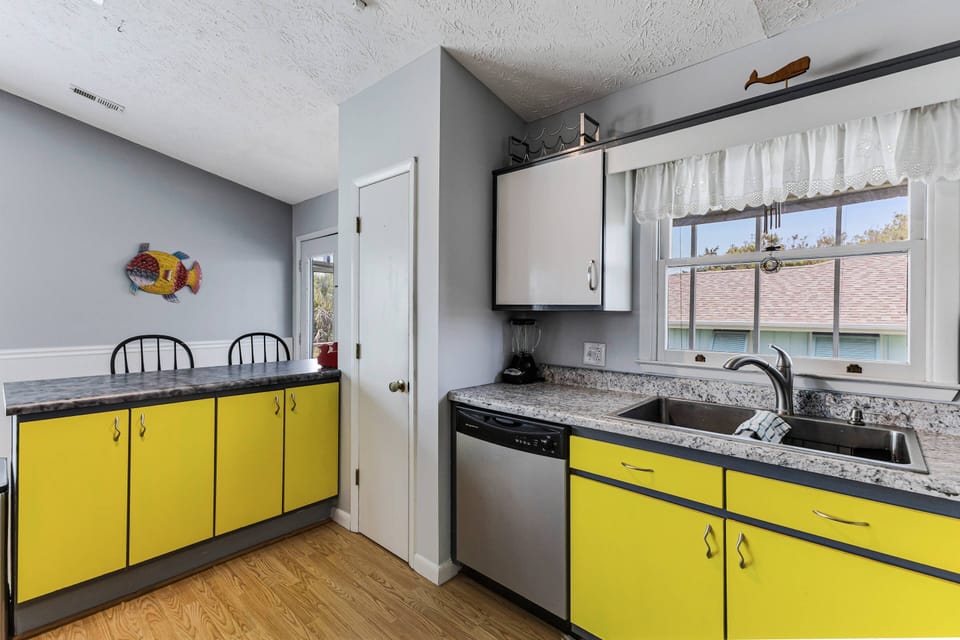 Fully stocked kitchen