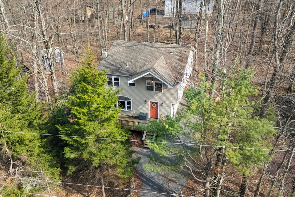 Bird's eye view of your getaway.