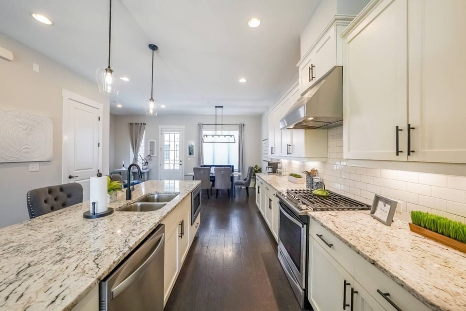 Cooking or ordering in, you will enjoy the spacious kitchen.