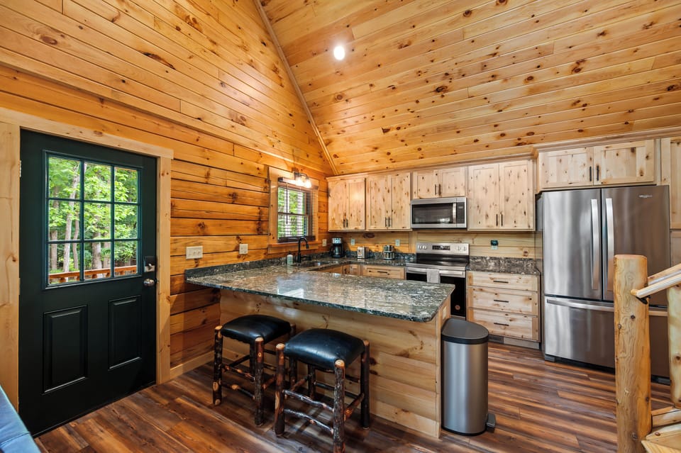 Pull up a stool and enjoy your morning coffee.