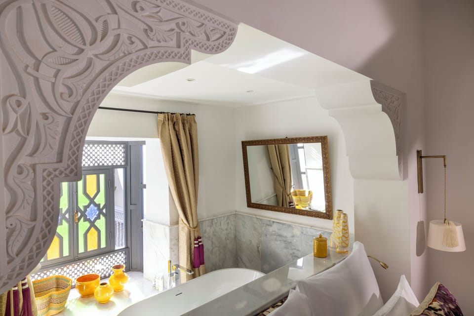 Hair dryer, bathrobes, slippers, towels