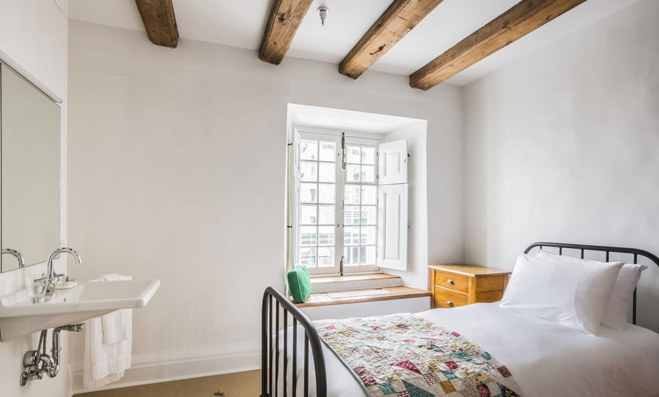 Premium bedding, desk, free WiFi, bed sheets