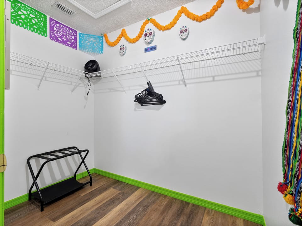 Spacious Closet with Hangers